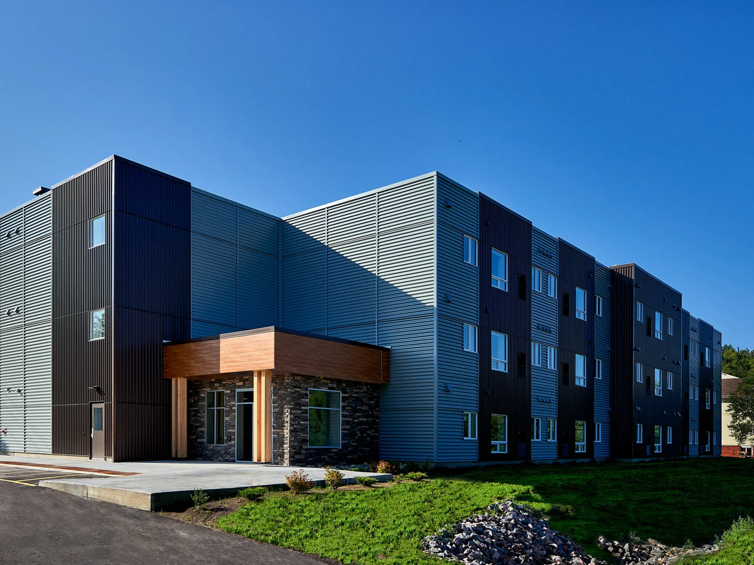 1 McLeod Drive Apartments with a scenic overlook of Lake Superior
